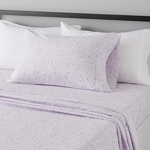 Amazon Basics Lightweight Super Soft, Breathable Easy Care Microfiber 3 Piece Bed Sheet Set with 14-Inch Deep Pockets, Twin, Dark Gray, Solid