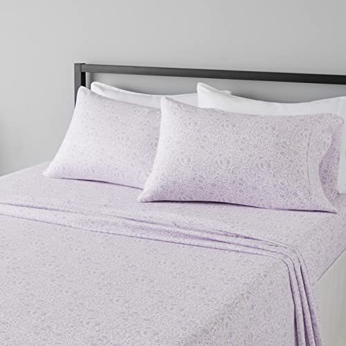 Amazon Basics Lightweight Super Soft, Breathable Easy Care Microfiber 3 Piece Bed Sheet Set with 14-Inch Deep Pockets, Twin, Dark Gray, Solid