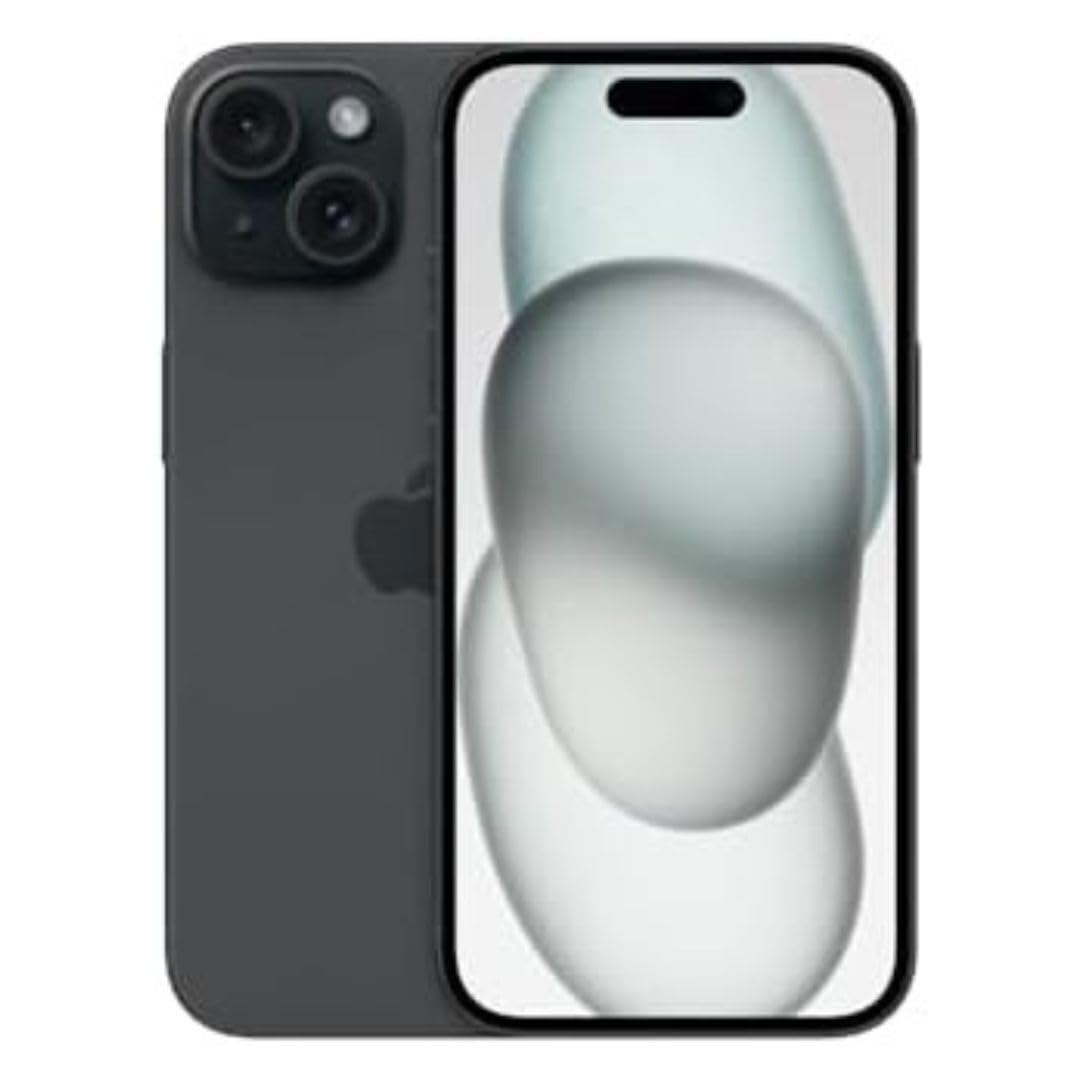 Apple iPhone 15, 128GB, Black - Unlocked (Renewed Premium)