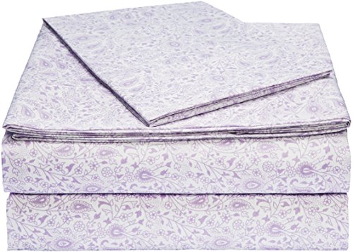Amazon Basics Lightweight Super Soft, Breathable Easy Care Microfiber 3 Piece Bed Sheet Set with 14-Inch Deep Pockets, Twin, Dark Gray, Solid
