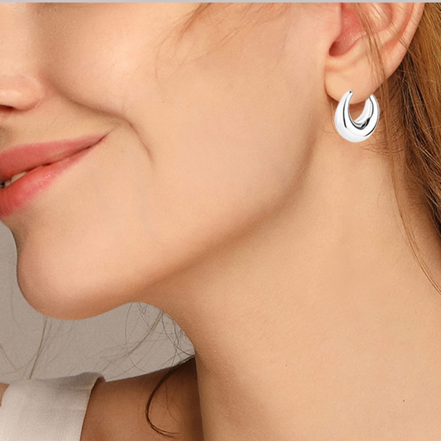 6 Pairs 14K Gold Hoop Earrings for Women Lightweight Chunky Hoop Earrings Multipack Hypoallergenic, Thick Open Twisted Huggie Hoops Earring Set Jewelry for Gifts. - Xpressa