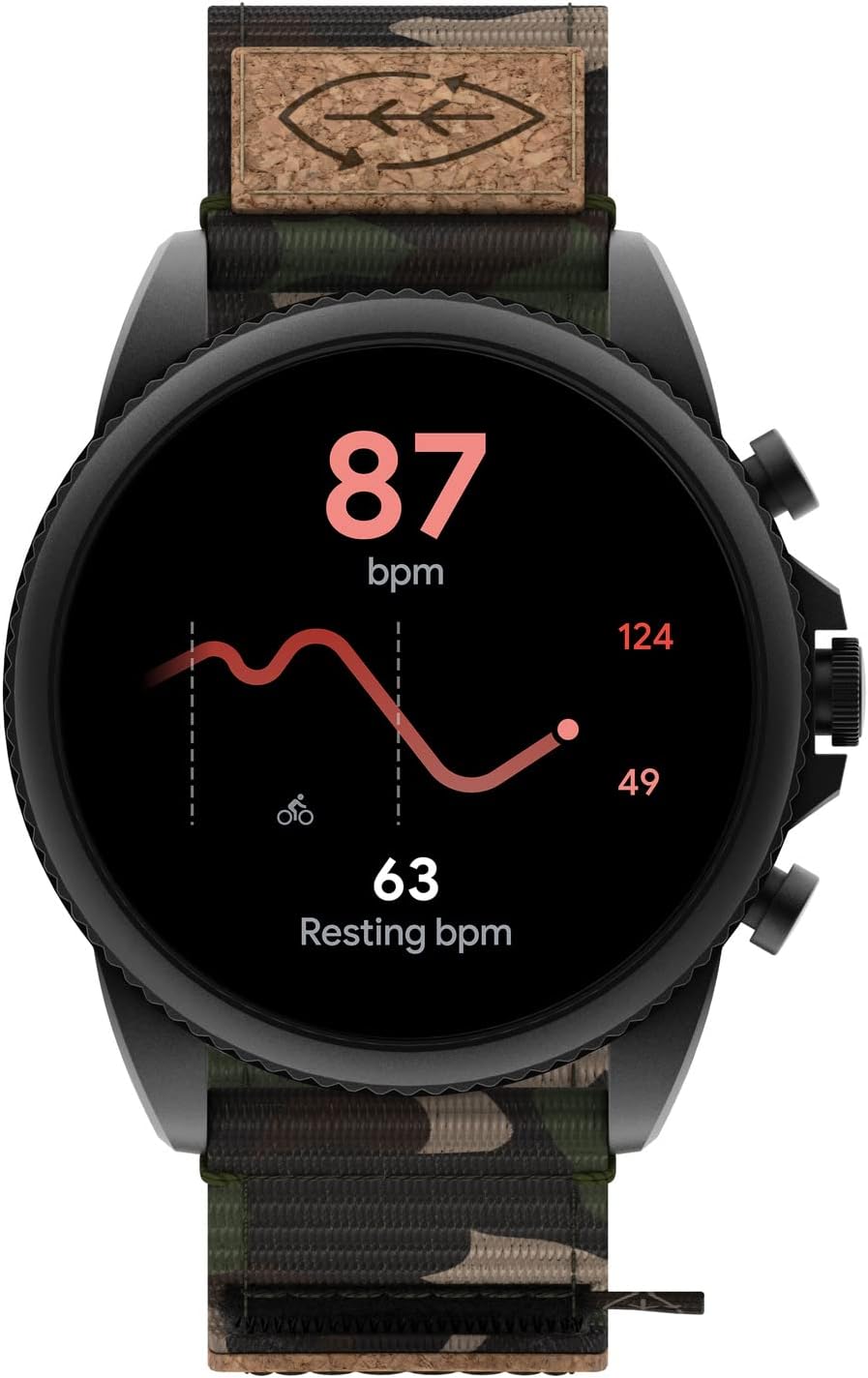 Fossil Gen 6 44mm Touchscreen Smart Watch for Men with Alexa Built-In, Fitness Tracker, Activity Tracker, Sleep Tracker, GPS, Speaker, Music Control, Smartphone Notifications