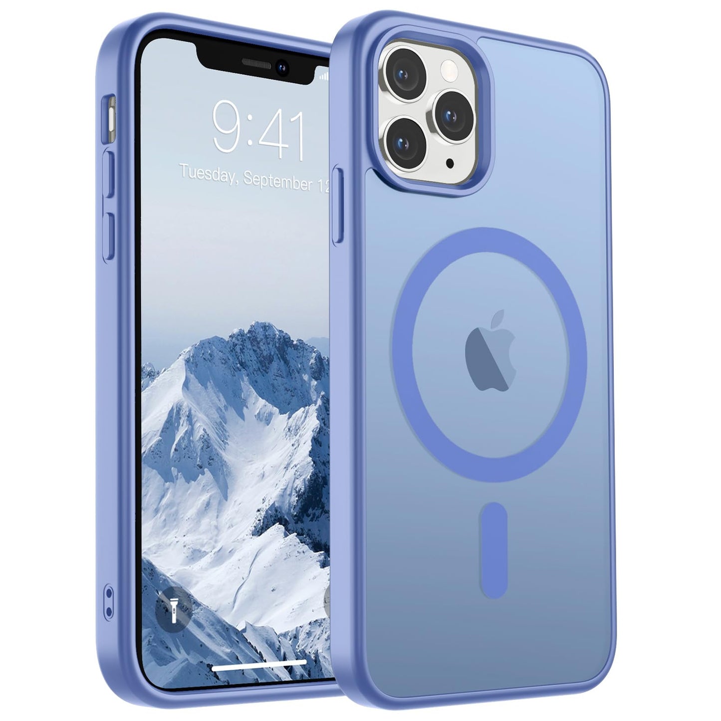 SUPFINE Magnetic for iPhone 16e Case 2025 (Compatible with MagSafe)(Military Grade Drop Protection) Slim Translucent Matte Shockproof with Anti-Fingerprint Phone Case,Black