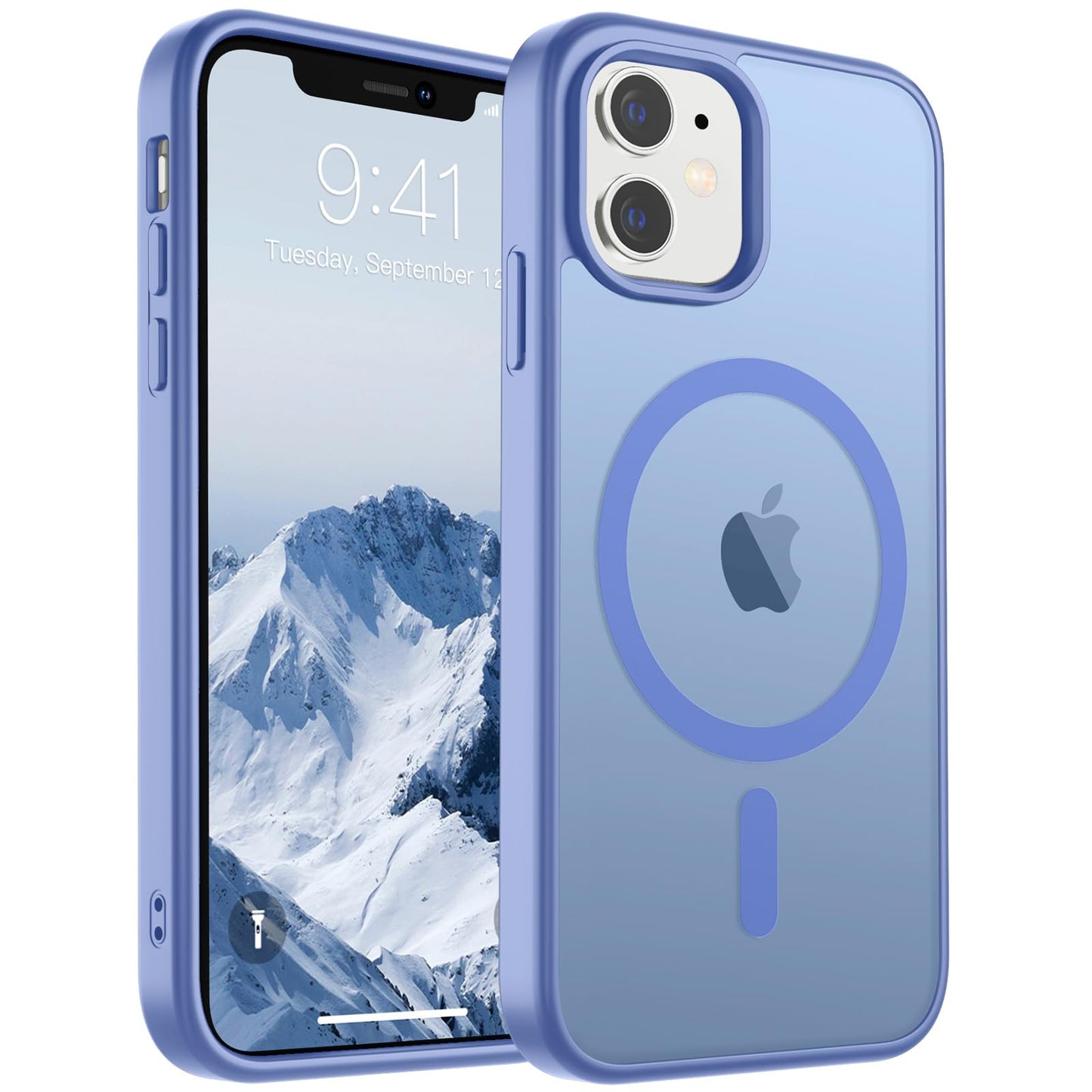 SUPFINE Magnetic for iPhone 16e Case 2025 (Compatible with MagSafe)(Military Grade Drop Protection) Slim Translucent Matte Shockproof with Anti-Fingerprint Phone Case,Black