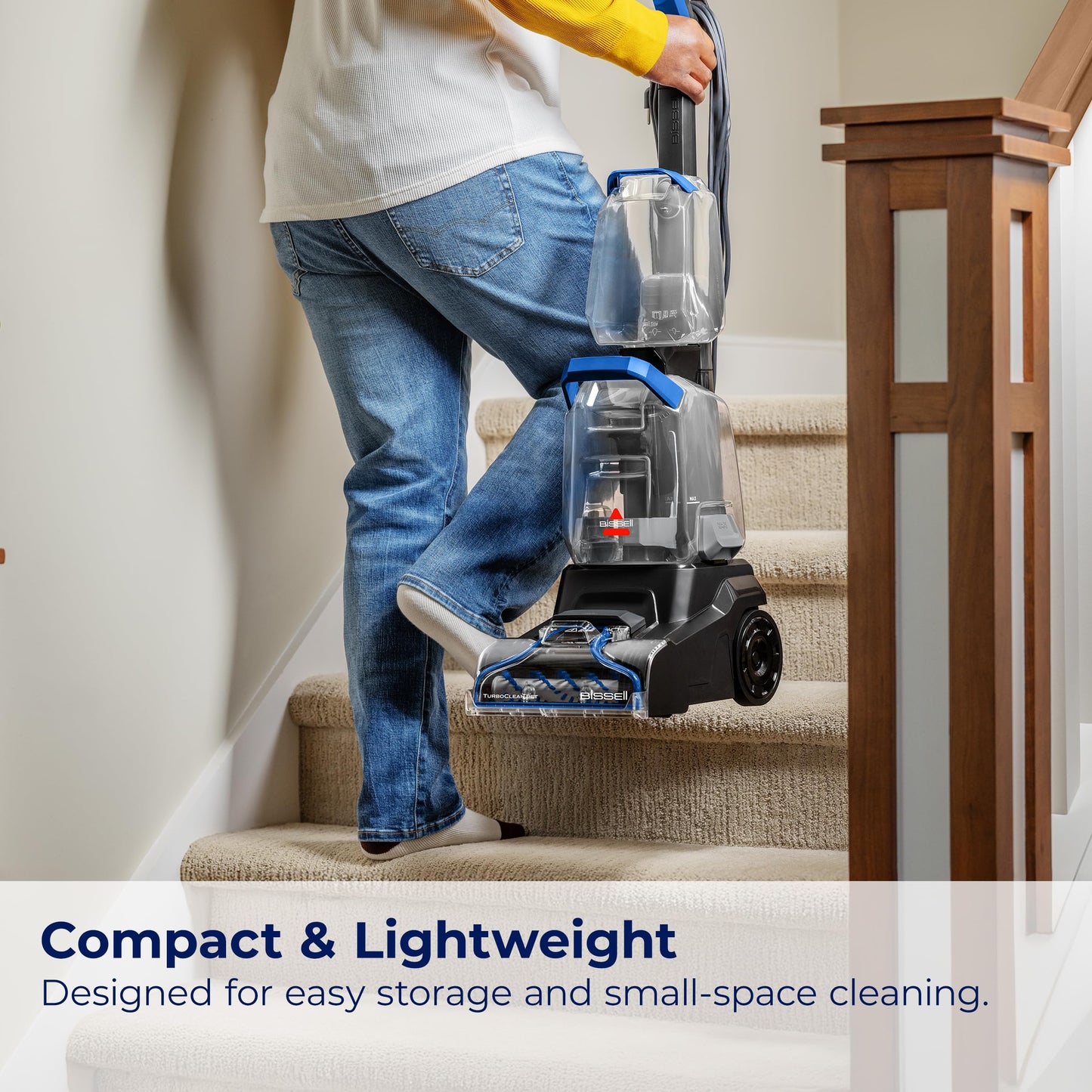BISSELL TurboClean Pet XL Upright Carpet Cleaner, Upholstery Tough Stain Tool & Formula included, 3746