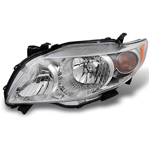 AKKON - For Toyota Corolla Base | LE | XLE Chrome Headlights Driver and Passenger Side Replacement Pair - Xpressa