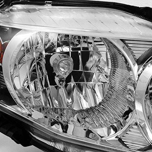 AKKON - For Toyota Corolla Base | LE | XLE Chrome Headlights Driver and Passenger Side Replacement Pair - Xpressa