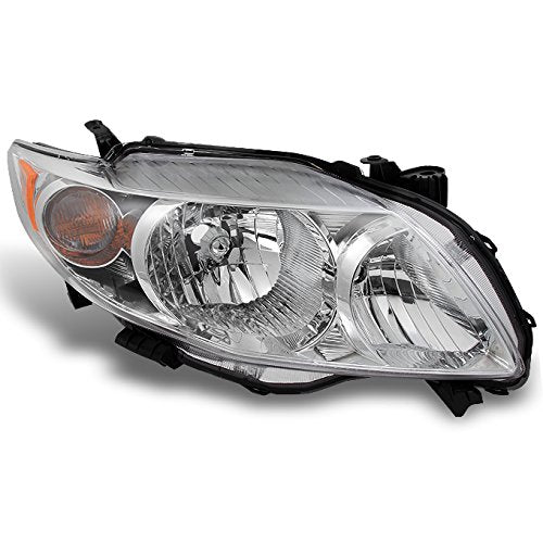 AKKON - For Toyota Corolla Base | LE | XLE Chrome Headlights Driver and Passenger Side Replacement Pair - Xpressa