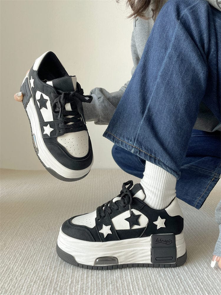 All - match Thick Bottom Increased Hong Kong Style Lightweight Sneakers - Xpressa