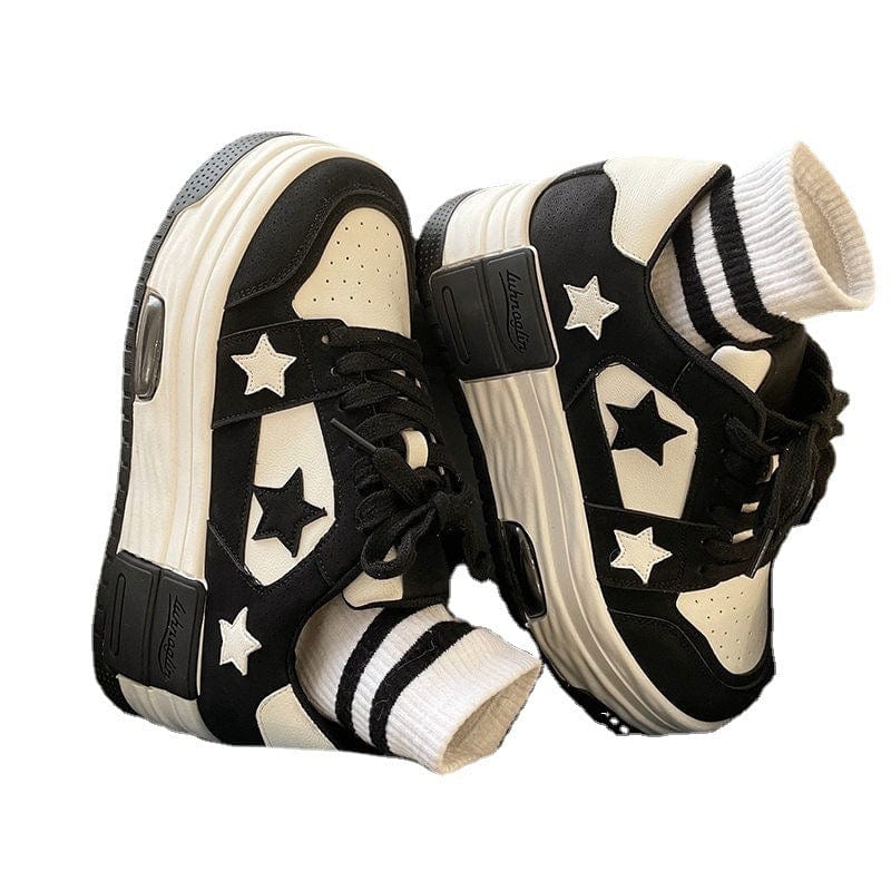 All - match Thick Bottom Increased Hong Kong Style Lightweight Sneakers - Xpressa