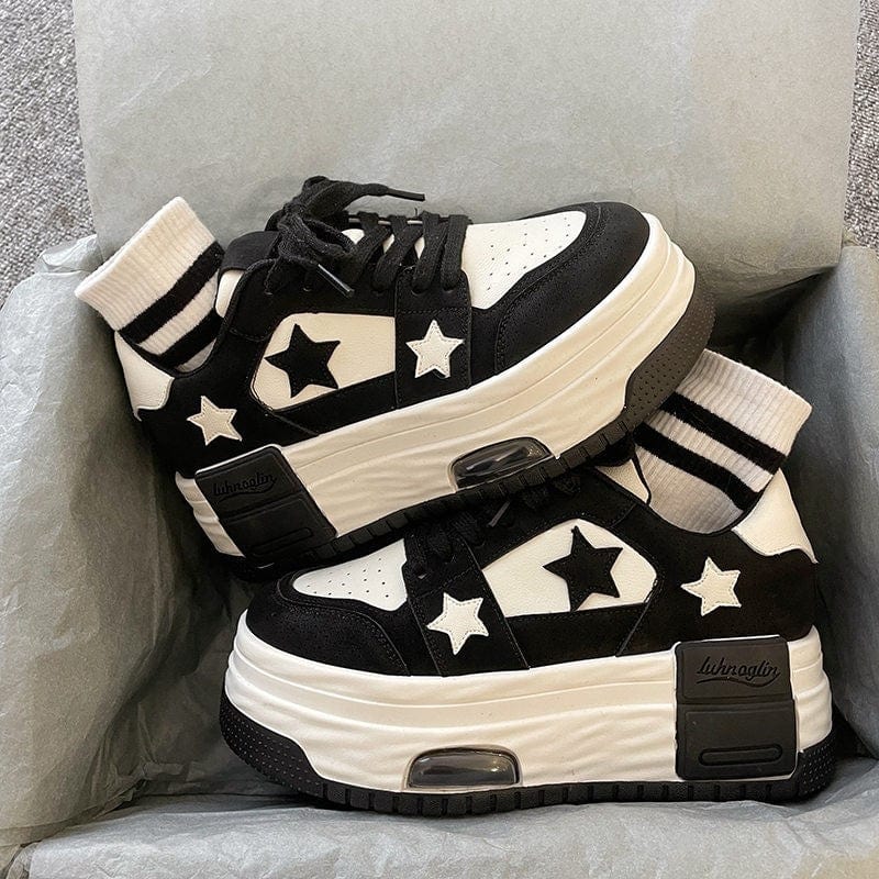 All - match Thick Bottom Increased Hong Kong Style Lightweight Sneakers - Xpressa
