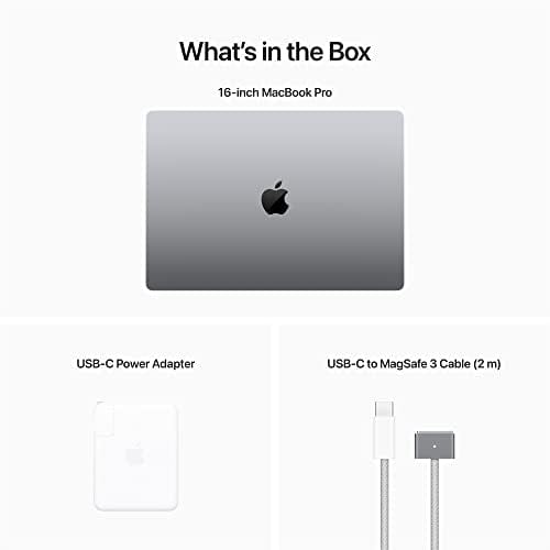 Apple 2023 MacBook Pro Laptop M2 Pro chip with 12‑core CPU and 19‑core GPU: 16.2 - inch Liquid Retina XDR Display, 16GB Unified Memory, 512GB SSD Storage. Works with iPhone/iPad; Space Gray - Xpressa