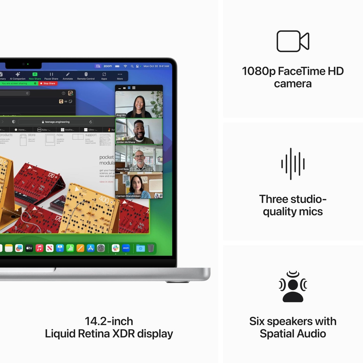 Apple 2023 MacBook Pro Laptop M3 chip with 8‑core CPU, 10‑core GPU: 14.2 - inch Liquid Retina XDR Display, 8GB Unified Memory, 1TB SSD Storage. Works with iPhone/iPad; Space Gray - Xpressa