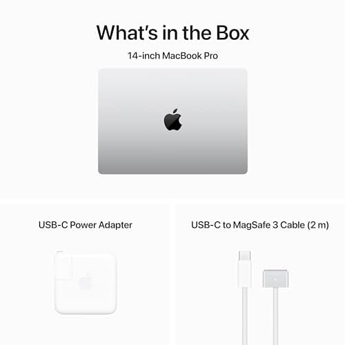 Apple 2023 MacBook Pro Laptop M3 chip with 8‑core CPU, 10‑core GPU: 14.2 - inch Liquid Retina XDR Display, 8GB Unified Memory, 1TB SSD Storage. Works with iPhone/iPad; Space Gray - Xpressa