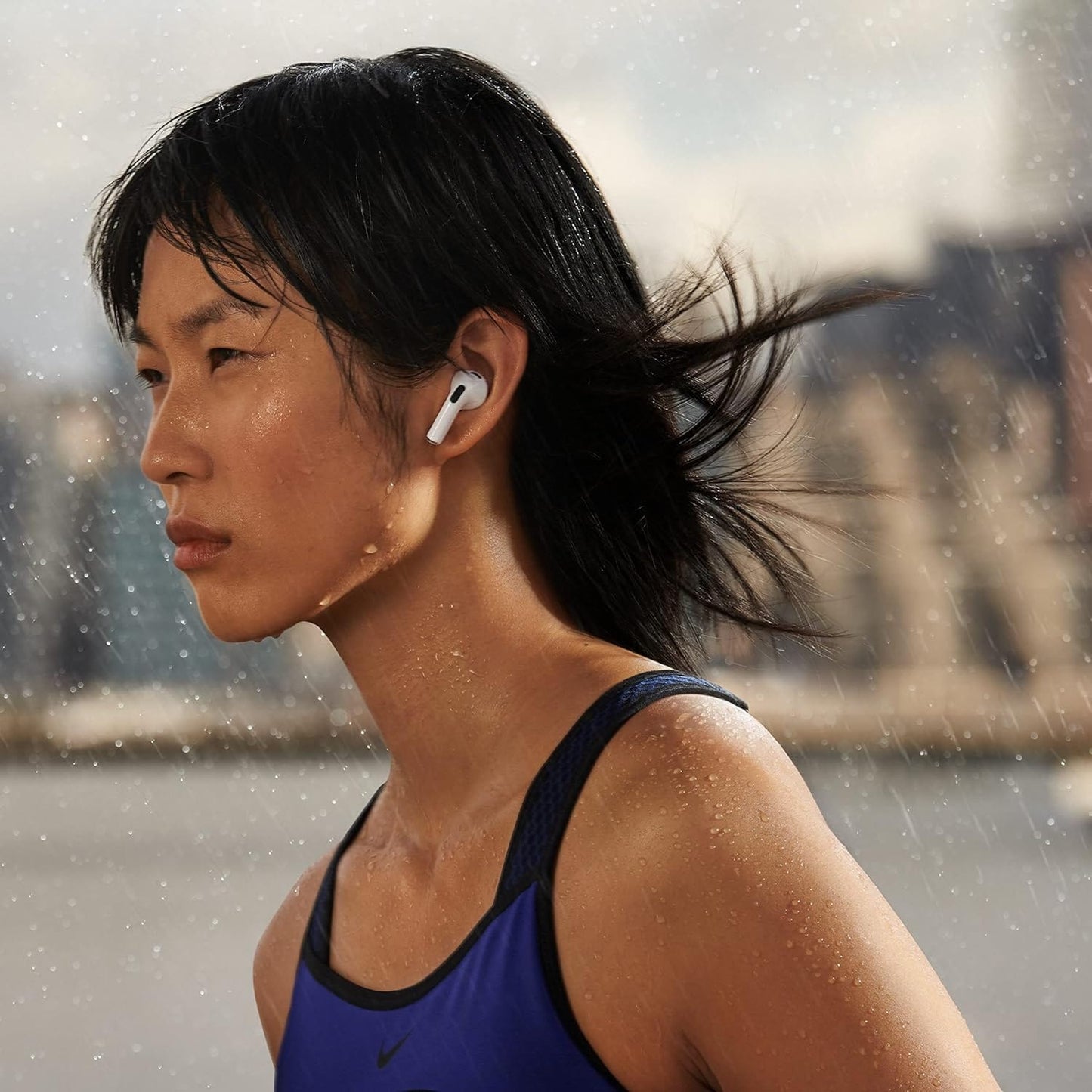 Apple AirPods (3rd Generation) Wireless Ear Buds, Bluetooth Headphones, Personalized Spatial Audio, Sweat and Water Resistant, Lightning Charging Case Included, Up to 30 Hours of Battery Life - Xpressa