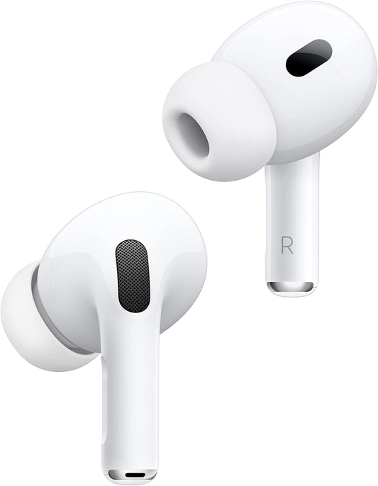 Apple AirPods Pro (2nd Generation) Wireless Ear Buds with USB - C Charging, Up to 2X More Active Noise Cancelling Bluetooth Headphones, Transparency Mode, Adaptive Audio, Personalized Spatial Audio - Xpressa