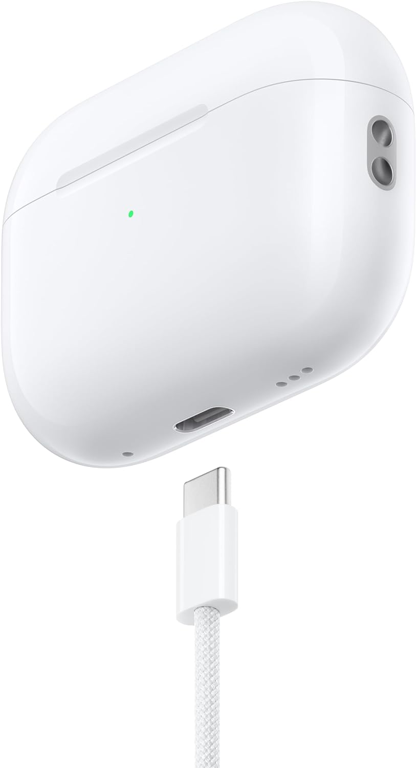 Apple AirPods Pro (2nd Generation) Wireless Ear Buds with USB - C Charging, Up to 2X More Active Noise Cancelling Bluetooth Headphones, Transparency Mode, Adaptive Audio, Personalized Spatial Audio - Xpressa