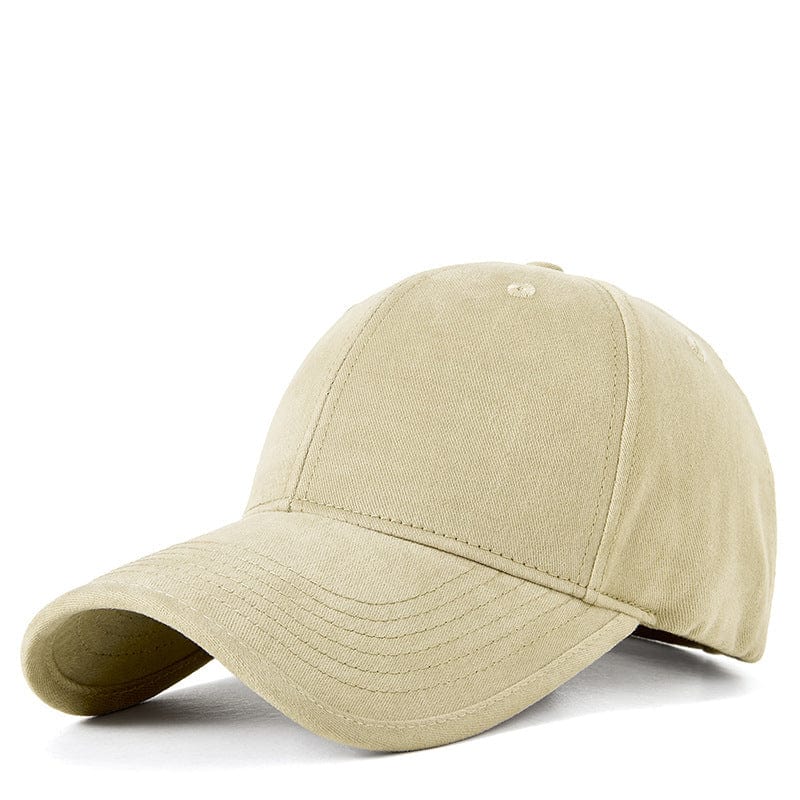 Big Head Circumference Plus Size Washed Fashionable Peaked Cap Baseball Hat - Xpressa
