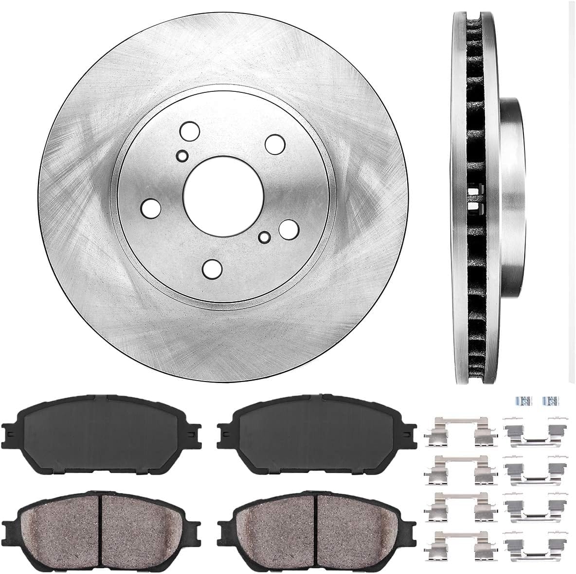 Callahan Front Brake Kit for Toyota Camry Avalon Sienna Solara Lexus ES300 Disc Brakes Rotors and Ceramic Brake Pads Replacement : 11.65" inch Rotor - Xpressa