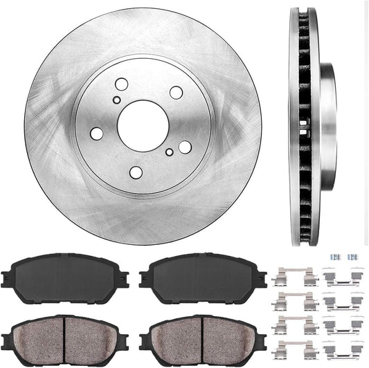 Callahan Front Brake Kit for Toyota Camry Avalon Sienna Solara Lexus ES300 Disc Brakes Rotors and Ceramic Brake Pads Replacement : 11.65" inch Rotor - Xpressa