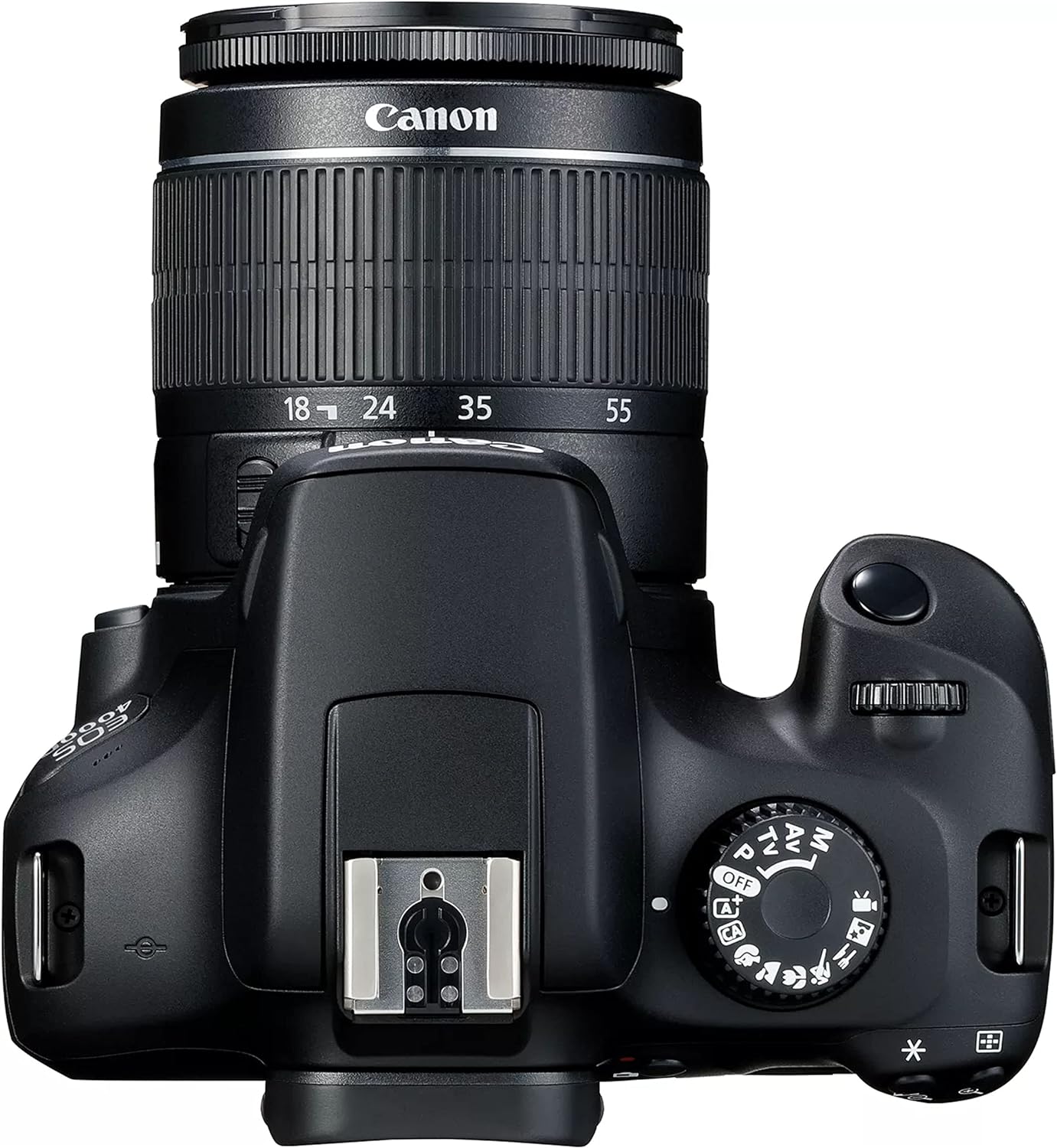 Canon EOS 4000D / Rebel T100 DSLR Camera w/EF - S 18 - 55mm F/3.5 - 5.6 Zoom Lens + 64GB Memory, Filters,Case, Tripod, Flash, and More (34pc Bundle) (Renewed) - Xpressa