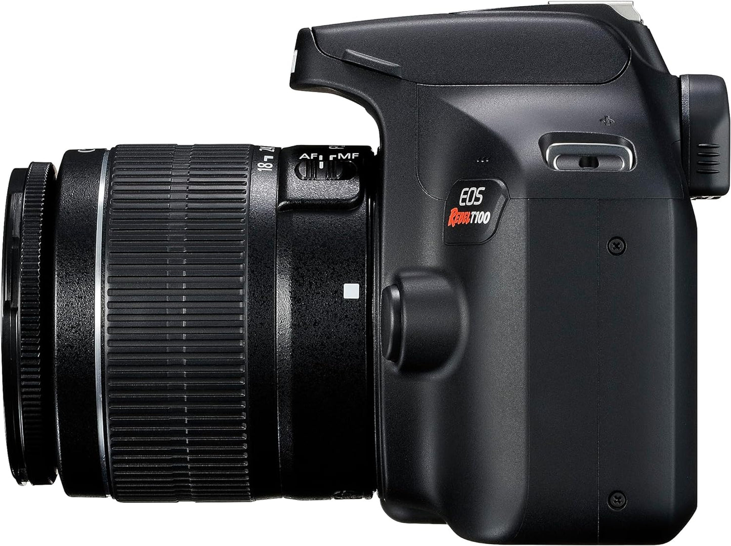 Canon EOS Rebel T100 DSLR Camera with EF - S 18 - 55mm f/3.5 - 5.6 III Lens, 18MP APS - C CMOS Sensor, Built - in Wi - Fi, Optical Viewfinder, Impressive Images & Full HD Videos, Includes 32GB SD Card - Xpressa