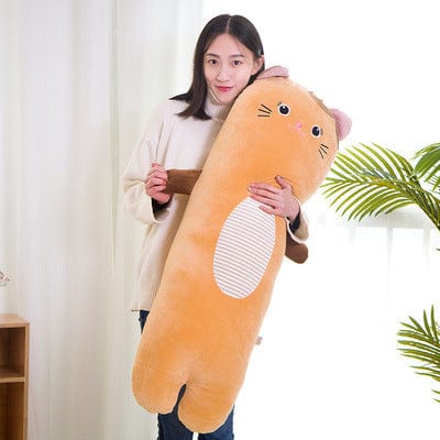 Cartoon Animal Pillow Long Strip Pillow Holding Sleeping Plush Toy - Xpressa