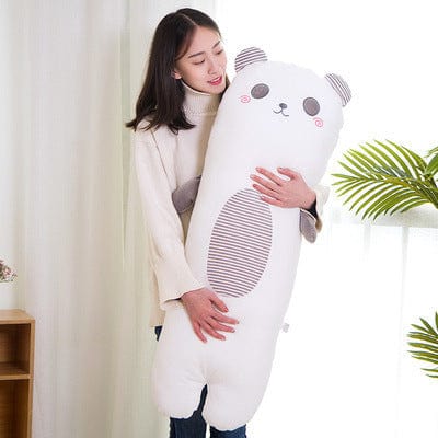 Cartoon Animal Pillow Long Strip Pillow Holding Sleeping Plush Toy - Xpressa
