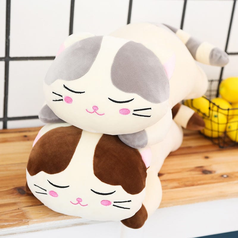 Cartoon down cotton snooze cat plush toy pillow - Xpressa