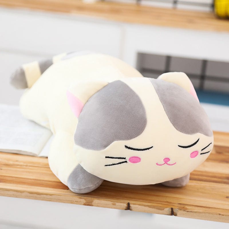 Cartoon down cotton snooze cat plush toy pillow - Xpressa