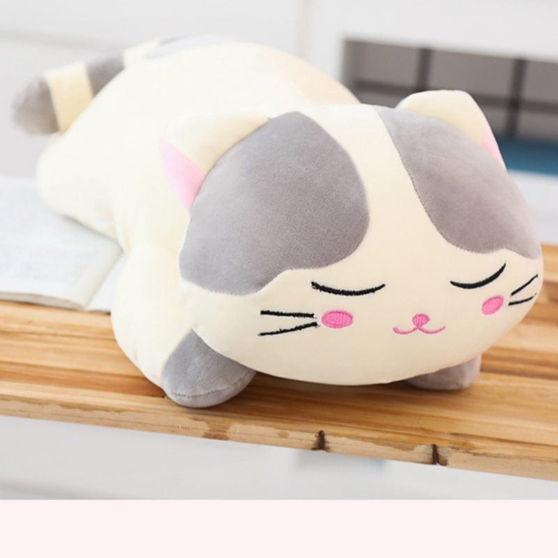 Cartoon down cotton snooze cat plush toy pillow - Xpressa