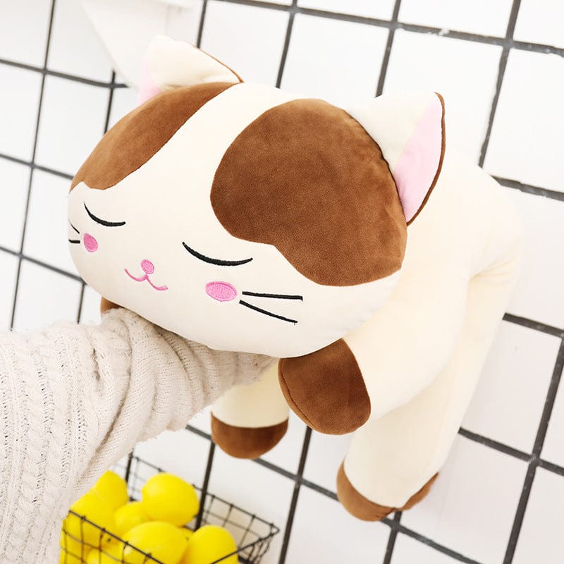 Cartoon down cotton snooze cat plush toy pillow - Xpressa