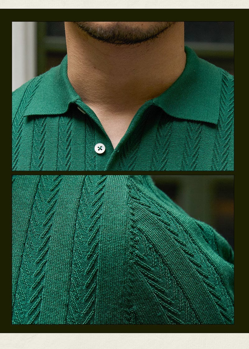 Casual Retro Slim - fit Short - sleeved Knitted - Xpressa