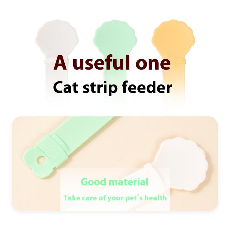 Cat Strip Feeder Squeezer Pet Snack Spoon - Xpressa