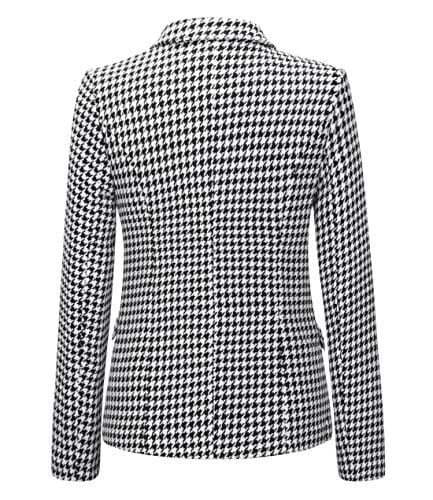 chouyatou Women's Vintage Double Breasted Slim Fit Dress Suit Blazer Jacket - Xpressa