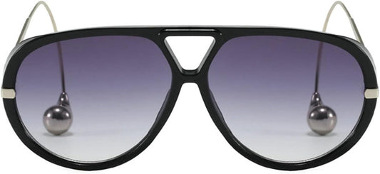 COTIA 2025 Fashion Pilot Sunglasses for Woman Men Retro Square Double Bridge Sun Glasses Vintage Shield Shades - Xpressa