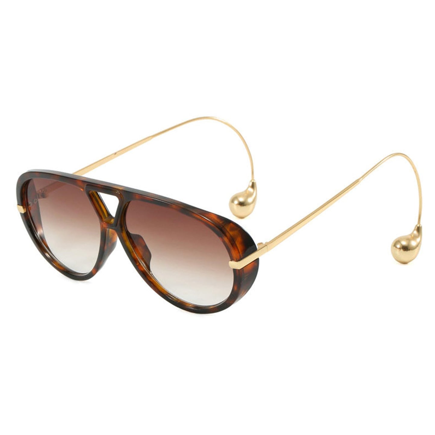 COTIA 2025 Fashion Pilot Sunglasses for Woman Men Retro Square Double Bridge Sun Glasses Vintage Shield Shades - Xpressa
