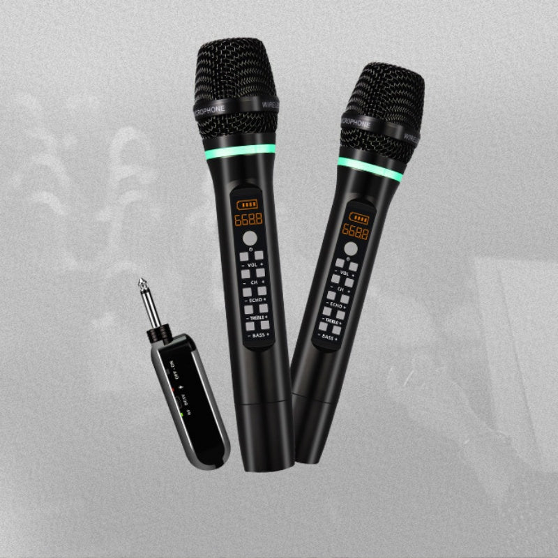 D300U Section Karaoke Universal Microphone FM Wireless Microphone - Xpressa