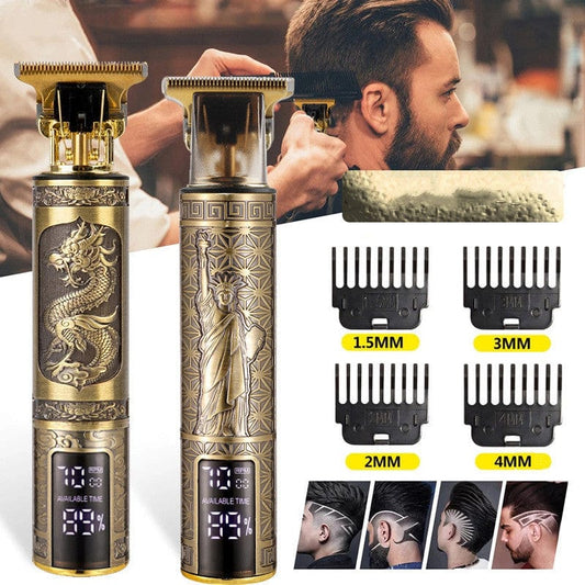 Digital Display Electric Stainless Steel Hair Clipper - Xpressa