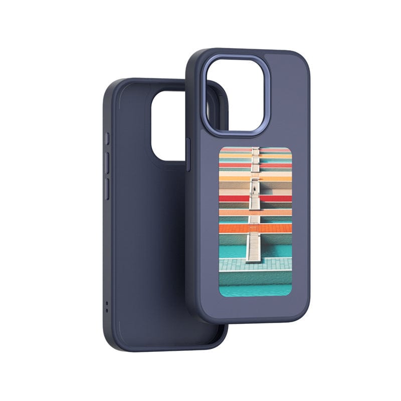 E - ink Screen Phone Case Unlimited Screen Projection Personalized Phone Cover Battery Free New Designer Luxury Phone Case - Xpressa