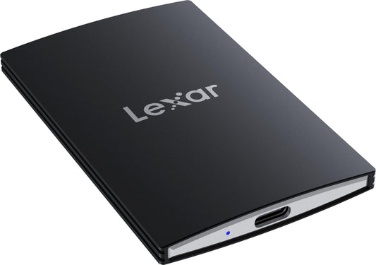 Lexar 2TB SL500 Portable SSD, Up to 2000 MB/s Read, Compatible w/Type - C Laptops, iPhone 15, Smartphones, Tablets, PS5, Xbox, USB 3.2 Gen 2x2, Slim and Lightweight, External SSD (LSL500X002T - RNBNU) - Xpressa