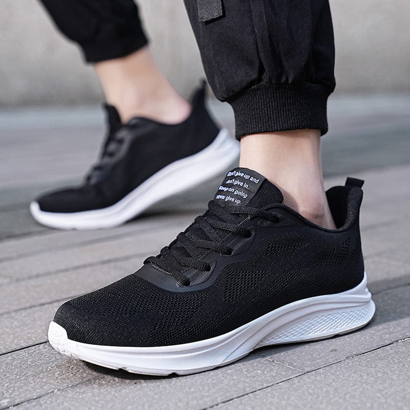 Men's Lace - up Running Shoes Mesh Lightweight Breathable Comfortable Sneakers - Xpressa