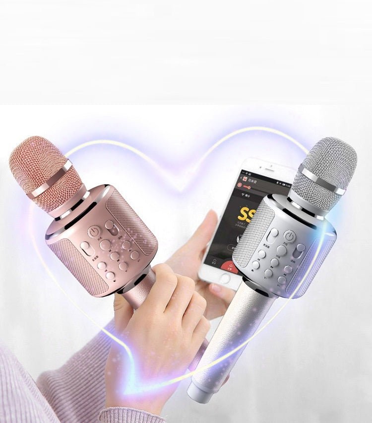 Wireless Bluetooth Microphone Karaoke Capacitor Microphone Mobile Phone Computer Microphone - Xpressa